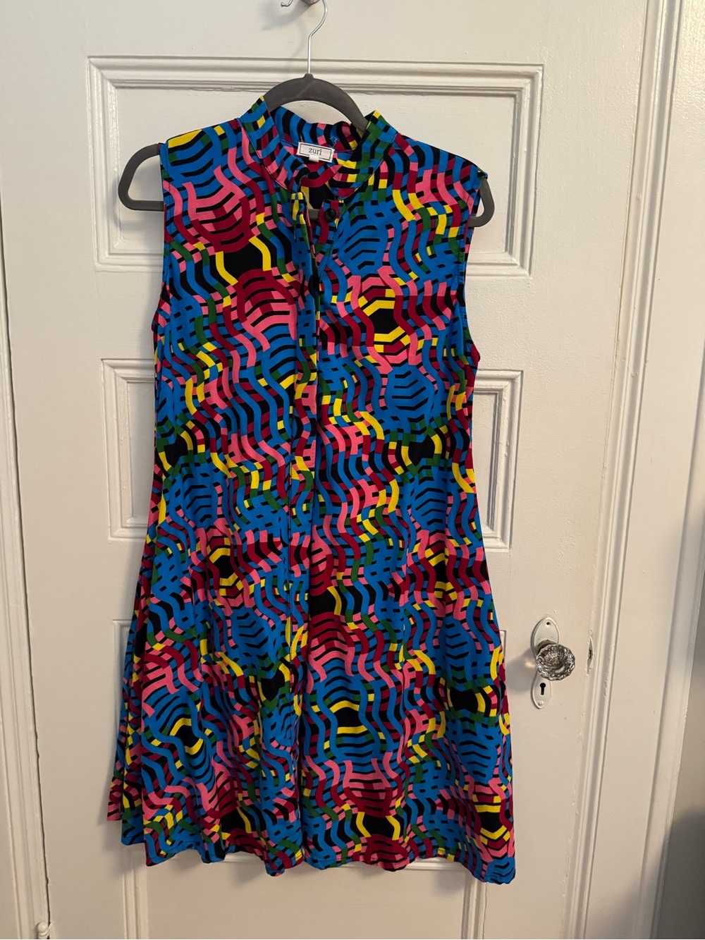 Zuri Light Bright sleeveless dress sz Small